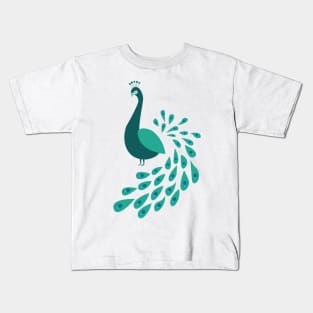 Peacock Kids T-Shirt